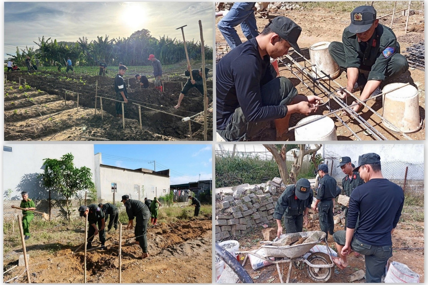 Hưởng ứng “Chiến dịch Quang Trung”, Công an Lâm Đồng tăng cường lực lượng, đẩy nhanh tiến độ xây dựng nhà cho người dân bị thiệt hại do mưa lũ